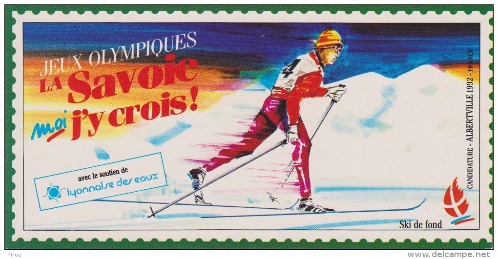 JEUX  OLYMPIQUES D'ALBERTVILLE 1992 : SKI De FOND - Olympic Games