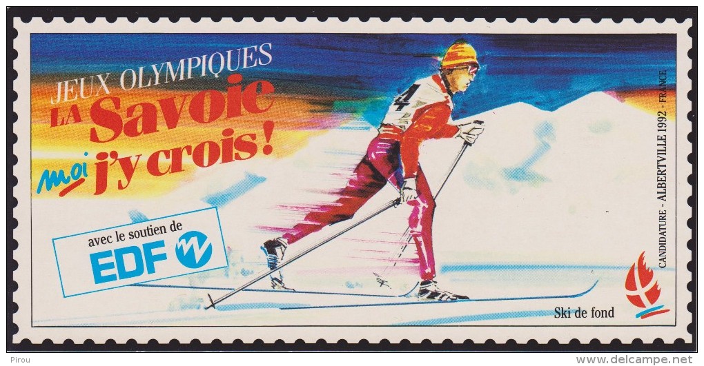 JEUX  OLYMPIQUES D'ALBERTVILLE 1992 : SKI De FOND - Giochi Olimpici