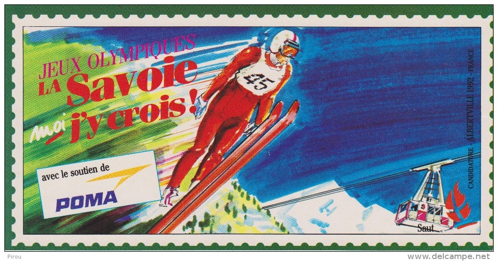 JEUX  OLYMPIQUES D'ALBERTVILLE 1992 : SAUT à  SKI - Olympische Spelen
