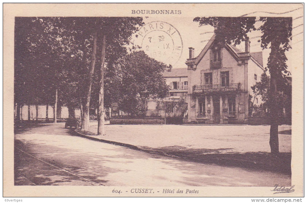 03 CUSSET, Hotel Des Postes - Autres & Non Classés