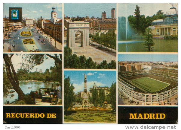 1978 RECUERDO DE MADRID  - ESTADIO BERNABEU STADIO - Madrid