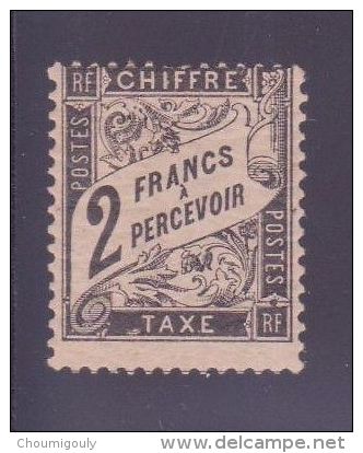 FRANCE TAXE 23 \" 2F NOIR \" NEUF X TB - Other & Unclassified