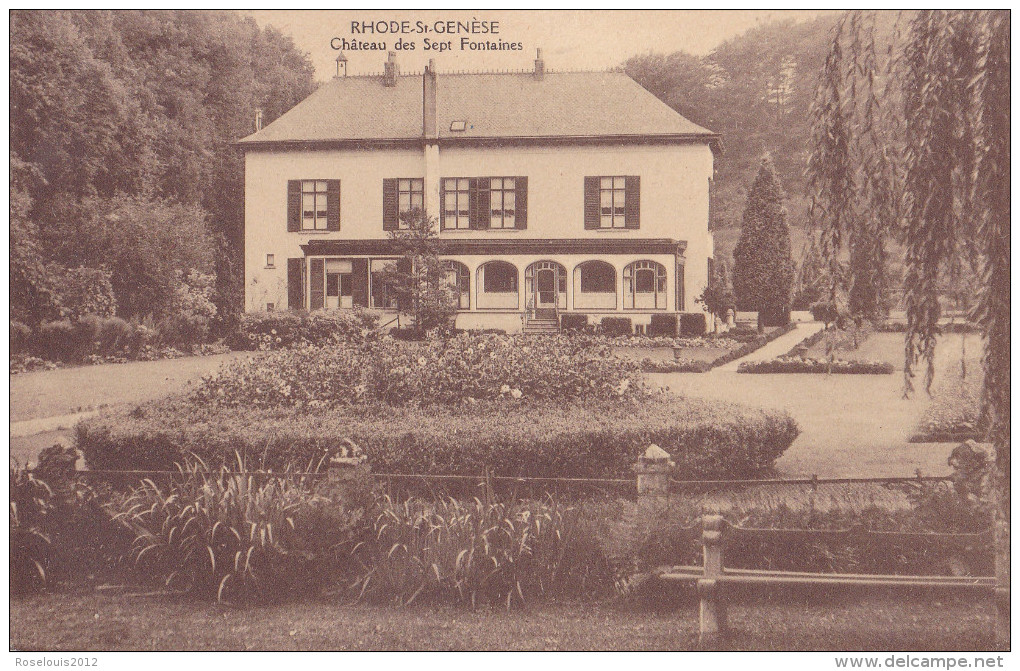 RHODE-SAINT-GENESE / SINT-GENESIUS-RODE : Château Des 7 Fontaines - Rhode-St-Genèse - St-Genesius-Rode