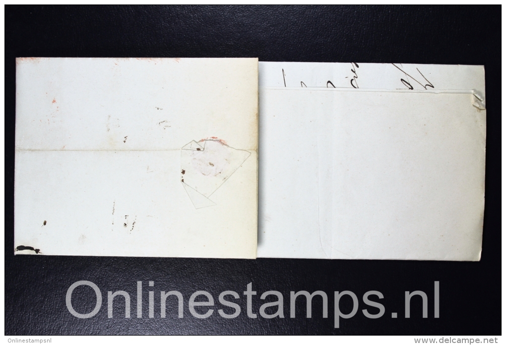 Belgium: Complete Letter 1845 Antwerp  To The Hague Holland - 1830-1849 (Independent Belgium)