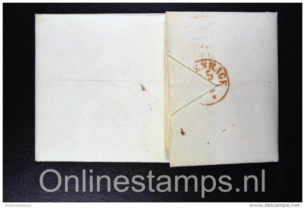 Belgium: Complete Letter From Antwerp To The Hague Holland 1845 - 1830-1849 (Unabhängiges Belgien)