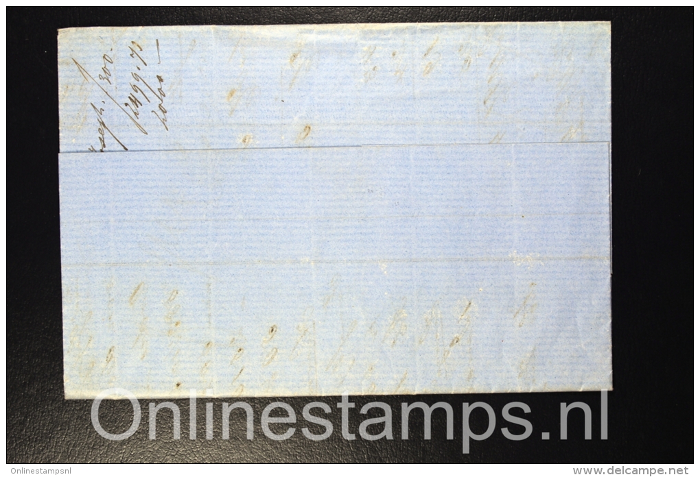 Germany, Complete Letter From Stettin / Szczecin  To Amsterdam, 1864 - Autres & Non Classés