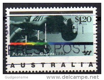 AUSTRALIA 1992 Olympics $1.20 Used High Jump - Usados