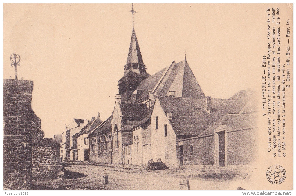 PHILIPPEVILLE : église - Philippeville