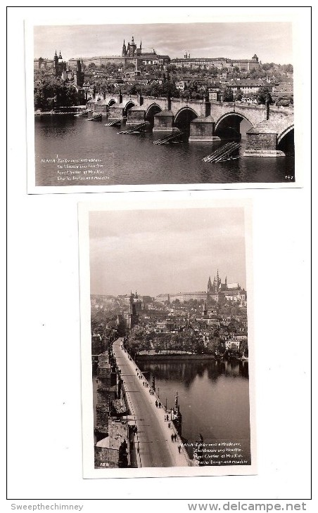 2 X POSTCARDS Tschechische Republik  Czech Republic PRAG PRAHA PRAGUE L02 - Tchéquie