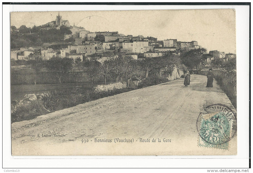 84  BONNIEUX ROUTE DE LA GARE - Bonnieux