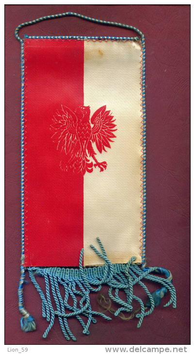 W48  / SPORT - Championship 1974  CHELM LUBELSKI Wrestling Lutte Ringen - 10.3  X 19.7 Cm. Wimpel Fanion Flag Poland - Autres & Non Classés