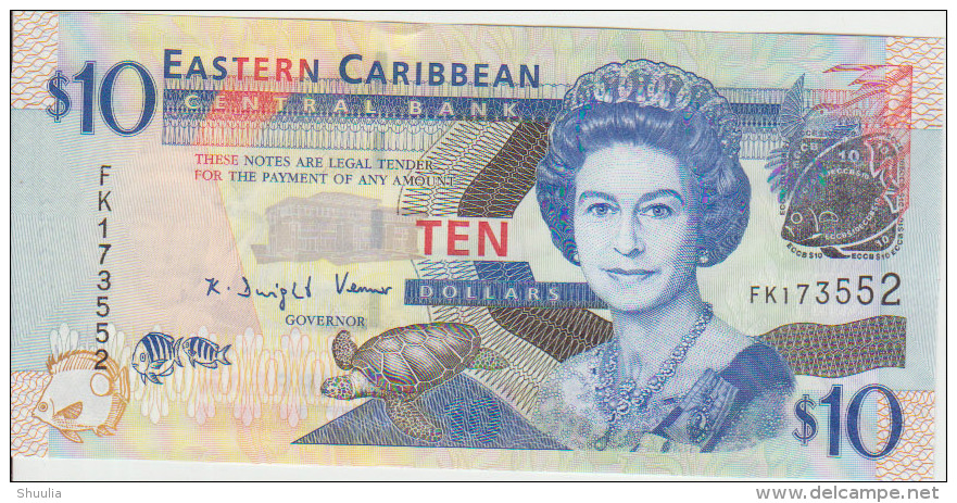 East Carribeans  10 Dollars 2008 Pick 48 UNC - Caraïbes Orientales