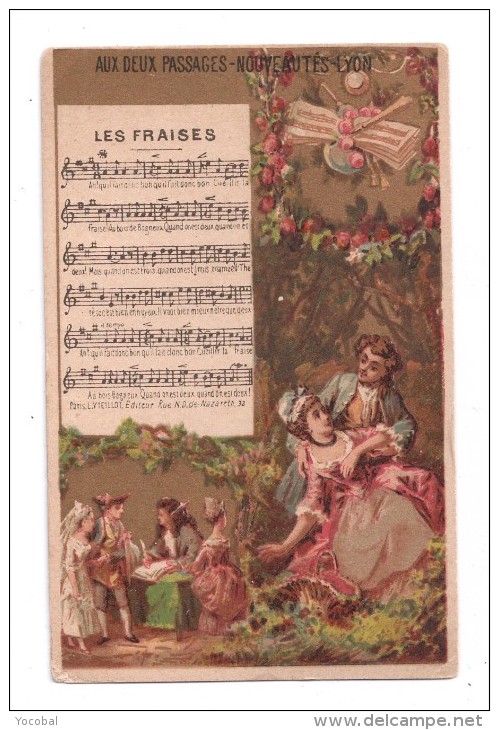 Image, Aus Deux Passages, Nouveautés LYON, Les Fraises,  Vierge - Collections