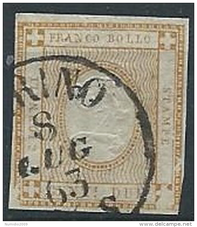 1862 REGNO USATO CIFRA 2 CENT - ED429 - Usati