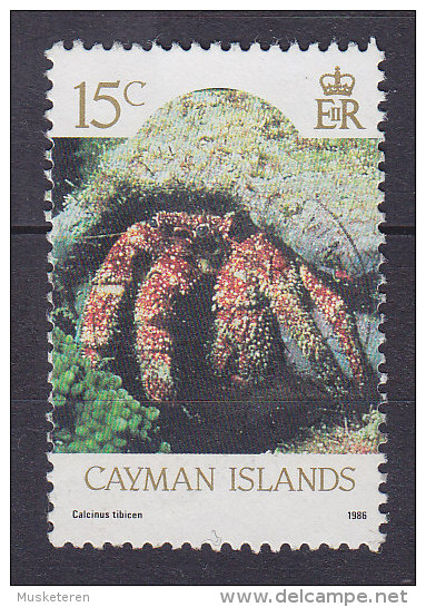 Cayman Islands 1986 Mi. 574 I     15 C Meerestier Eremit Krebs Einsiedlerkrebs - Cayman Islands