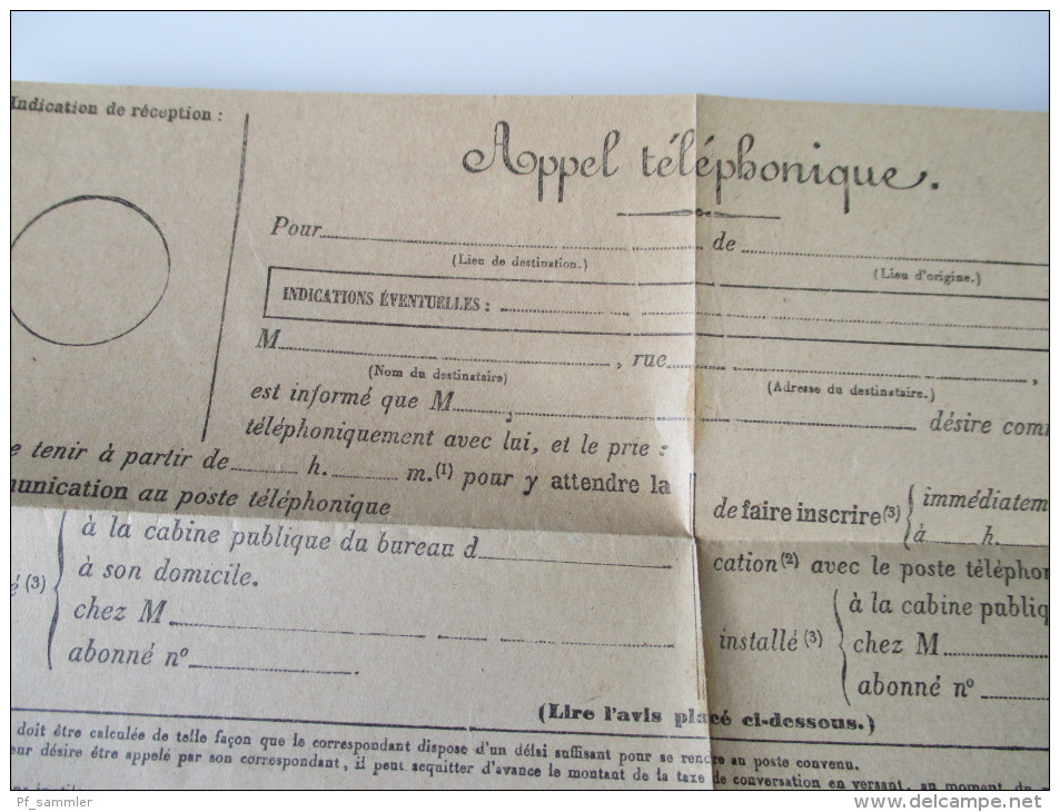 Frankreich 1930 / 35 Telegramme 3 Stück Ungebraucht / Unused. Postes Telegraphes Et Telephones. No 698 - Historische Dokumente