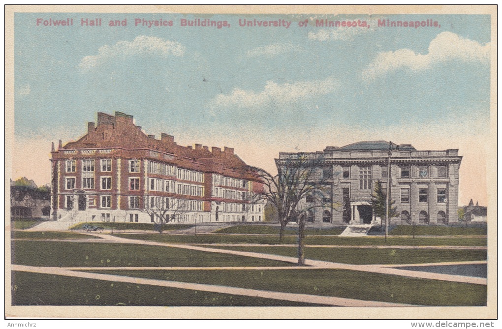 FOLWELL HALL AND PHYSICS BUILDINGS - Minneapolis