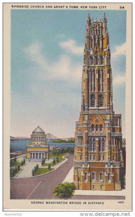 RIVERSIDE CHURCH AND GRANT'S TOMB - Kerken