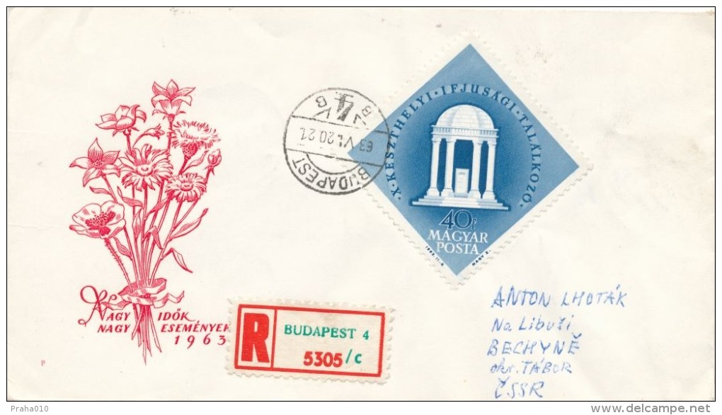 I4425 - Hungary (1963) Budapest 4 (stamp: Spa Keszthelyi) - Thermalisme