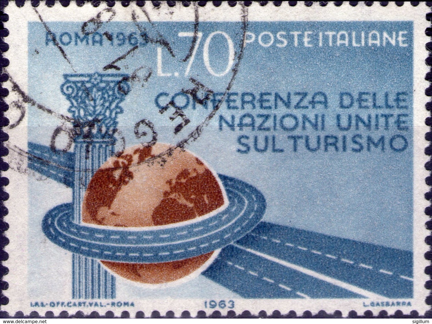 VARIETA 1963 - CONFERENZA SUL TURISMO - GLOBO SPOSTATO IN ALTO E A SINISTRA - Varietà E Curiosità
