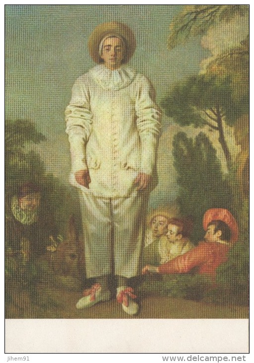 Gilles (Antoine Watteau - 1684-1721), Voir Scan De La Carte - Peintures & Tableaux