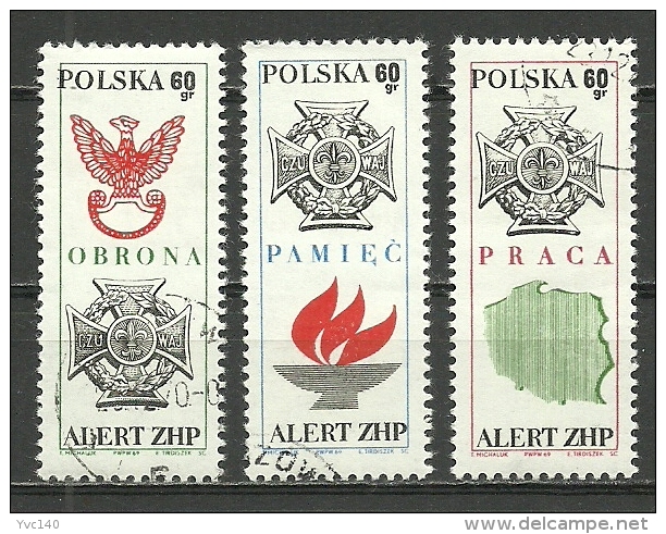 Poland; 1969 5th National Alert Of Polish Boy Scout Association - Oblitérés