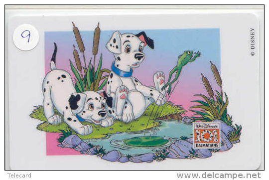 DISNEY * DALMATIANS * Télécarte * 9 * PHONECARD * CINEMA * FILM * TELEFONKARTE - Disney