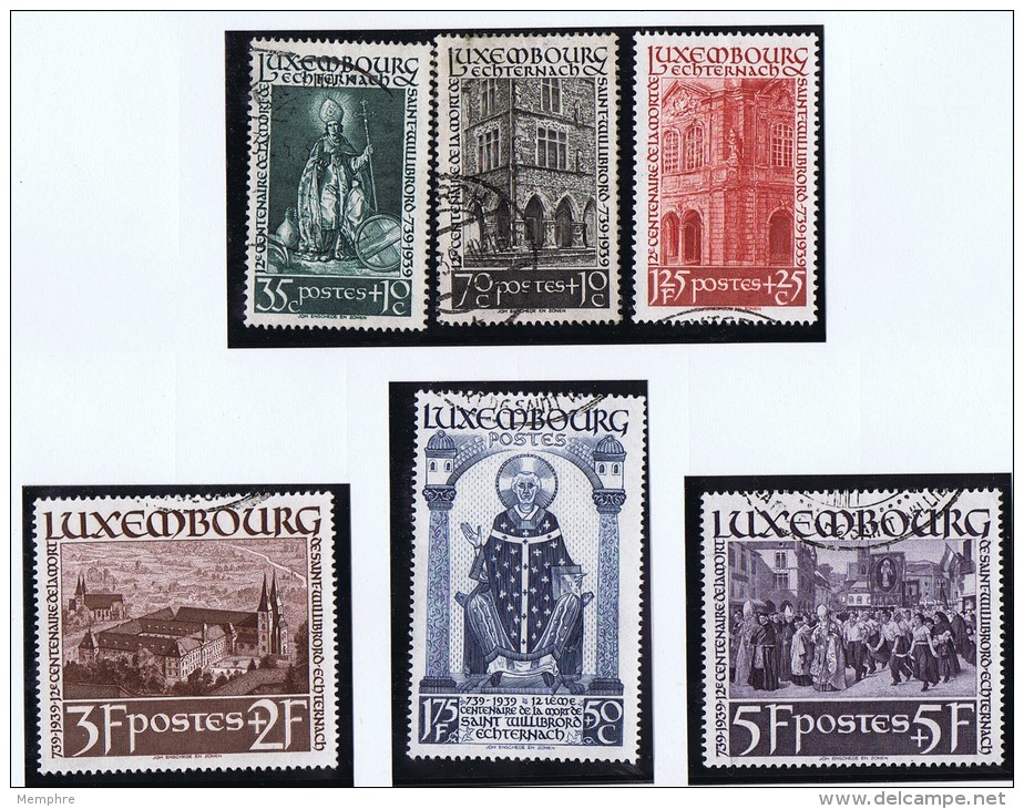 1938  12è Centenaire De La Mort De Saint Wilbrod - Used Stamps