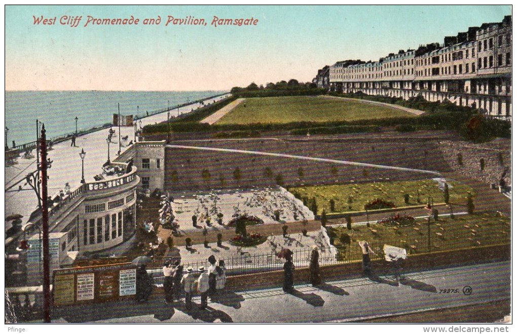 Ramsgate - West Cliff Promenade And Pavillon - Ramsgate