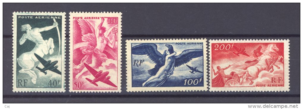 France  -  PA  :  Yv  16-19  ** - 1927-1959 Neufs