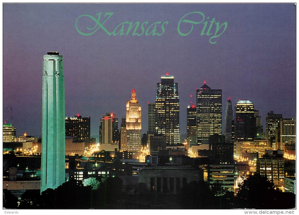 Liberty Memorial, Kansas City, Kansas, United States USA US Postcard - Kansas City – Kansas