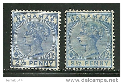 Bahamas    "Queen Victoria"    SC# 28,28a  MLH  SCV$ 112.00 - 1963-1973 Interne Autonomie