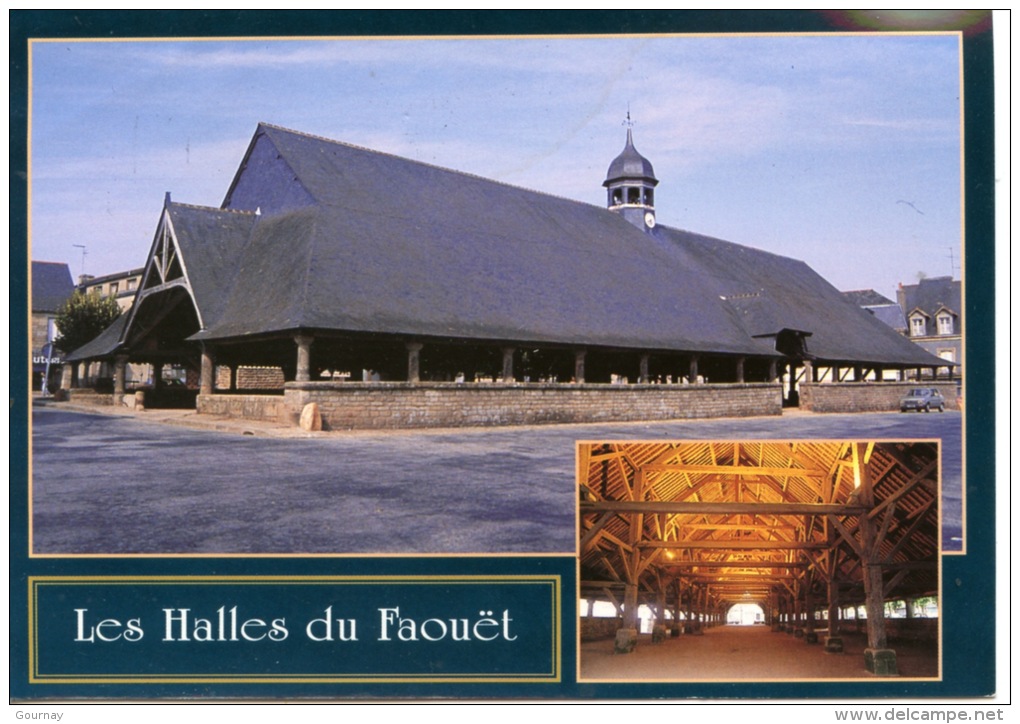 Les Halles Du Faouët (multivues) Intérieur Extérieur - éd Le Doare - Faouët