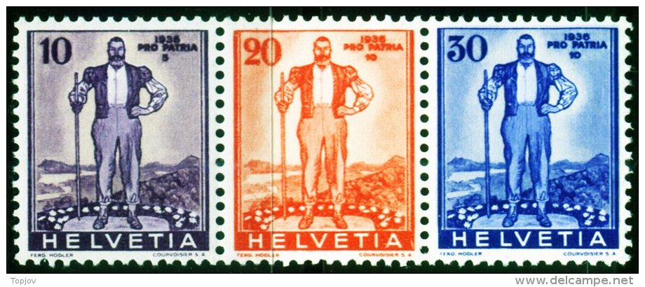 SWITZERLAND - SCHWEIZ - PRO PATRIA - **MNH - 1936 - Unused Stamps