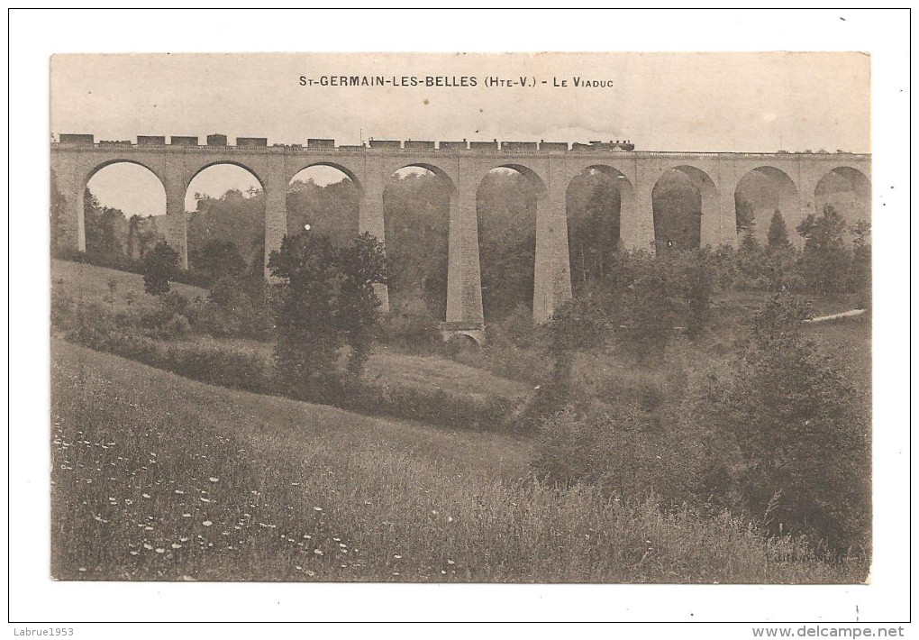 Saint-Germain-Les-Belles-Le Viaduc- Train-(A.1281) - Saint Germain Les Belles