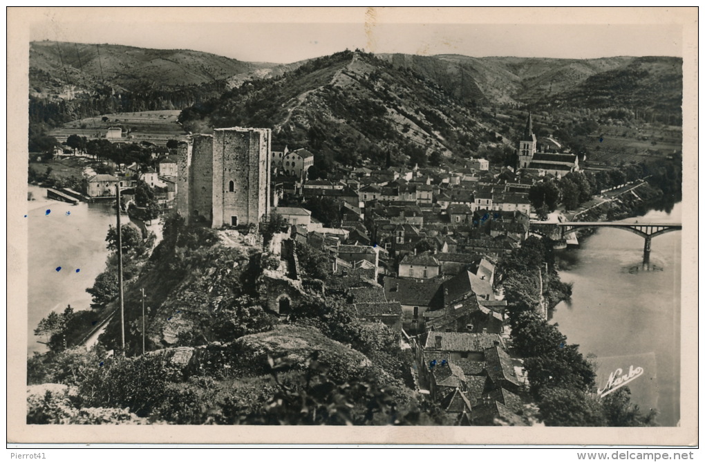 LUZECH - Les Ruines Du Château - La Ville - Luzech