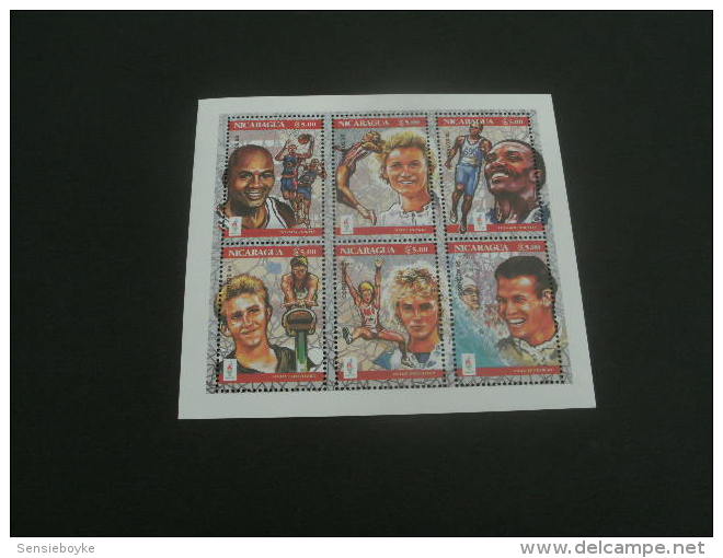 E1321a-  Bloc Nicaragua MNH -1995- SC. 2120- Summer Olympics Atlanta - Summer 1996: Atlanta