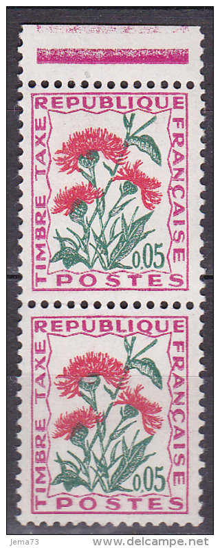 N° 95 Fleurs Des Champs: Centaure Jacée 1 Paire - 1960-.... Mint/hinged