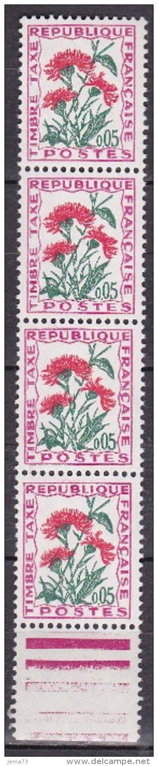 N° 95 Fleurs Des Champs: Centaure Jacée Bloc De 4 Timbres - 1960-.... Mint/hinged