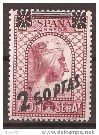 ES791-L4176TR.España.Spai N,Espagne.VIRGEN  DE MONTSERRAT,sobrecargado  1938 (Ed 791**) Nuevo, Sin  Charnela - Cristianismo