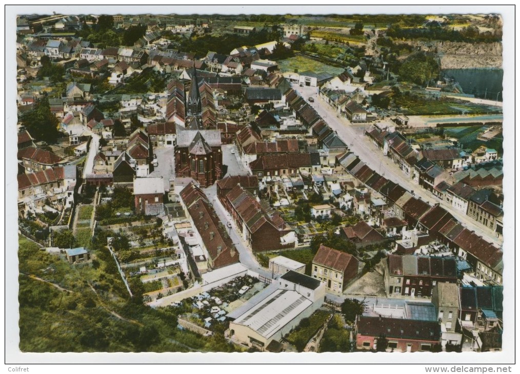 Hainaut        Lessines         Vue Aérienne     Eglise St-Roch Et Son Quartier - Lessines