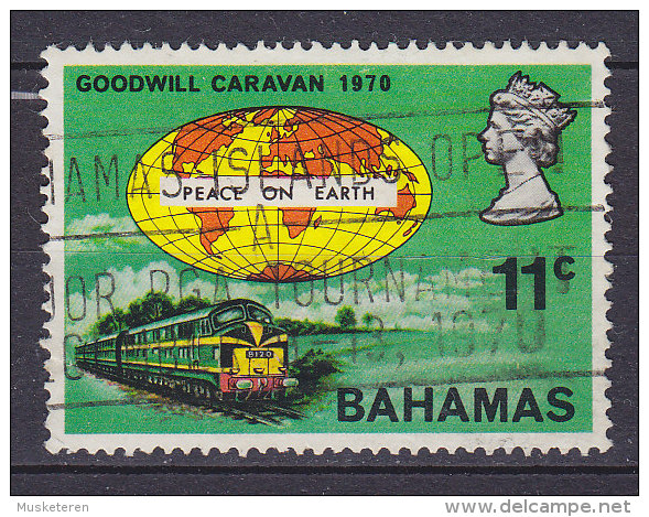 Bahamas 1970 Mi. 309     11 C Eisenbahn Railway & Globus Globe Weltkugel - 1963-1973 Interne Autonomie