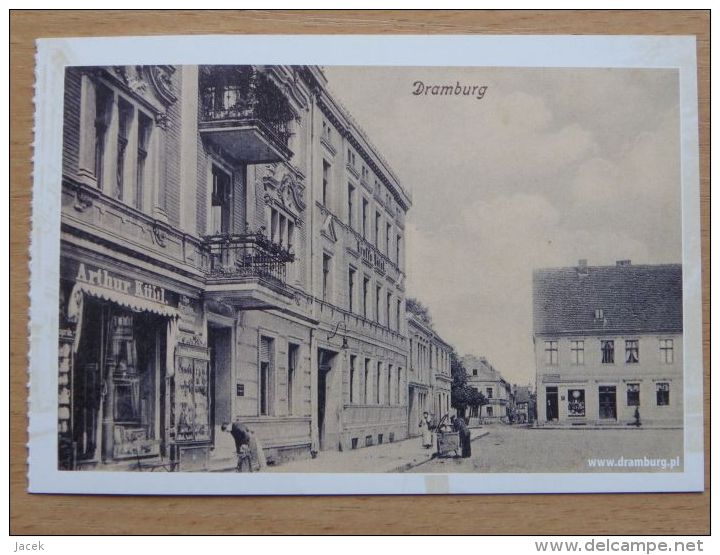 Dramburg I Pom /  1911 Year  Markt / Drawsko Pomorskie / Reproduction - Ostpreussen