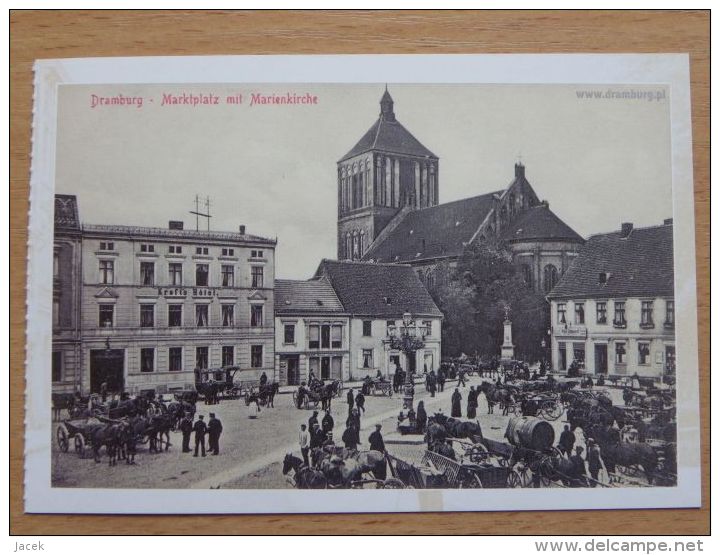 Dramburg I Pom / Markt / Drawsko Pomorskie / Reproduction - Ostpreussen