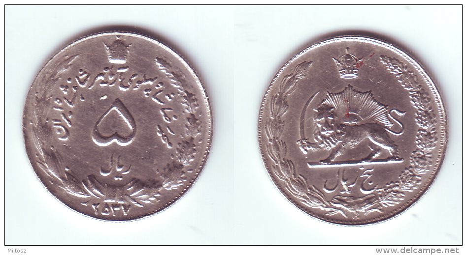 Iran 5 Rials 1978 (2537) - Irán