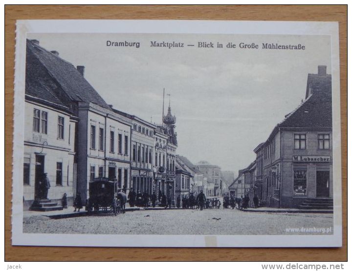 Dramburg I Pom / Marktplatz  / Drawsko Pomorskie / Reproduction - Ostpreussen