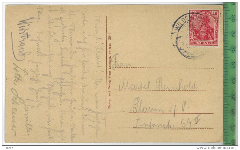 Aussichtsturm Und Unterkunftshaus A. D. Auersburg Um 1920 -Verlag: Franz Landgraf, Zwickau,   Postkarte, - Auersberg