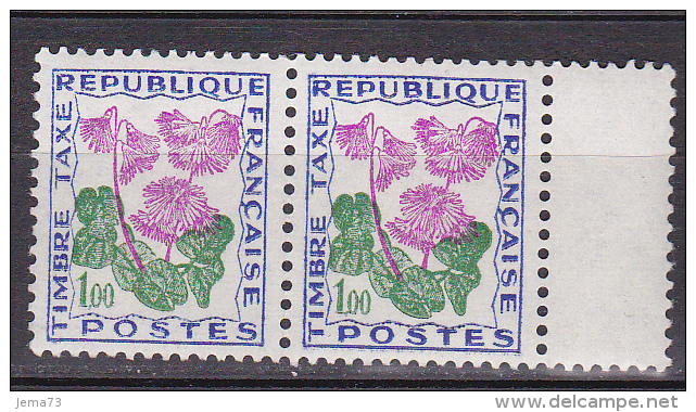 N° 102 Fluers Des Champs: Sodanelle Des Alpes: 1 Paire De 2 Timbres - 1960-.... Neufs