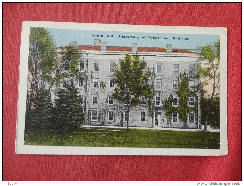 Wisconsin> Madison  Smith Hall University Of WI 1918 Cancel   -ref 1331 - Madison