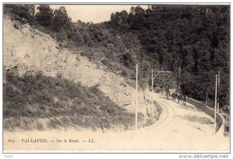 VALLAURIS - Sur La Route - Attelage   .. (68616) - Vallauris